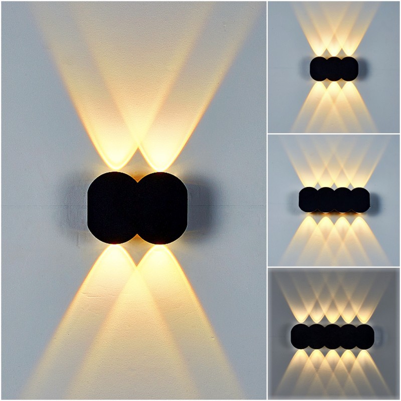 Outdoor Lighting Lux - 4W 6W 8W Moderne Outdoor-LED-Wandleuchte aus