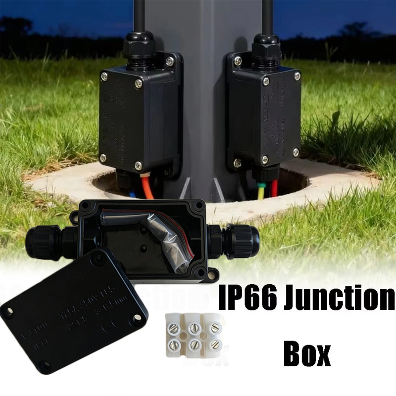 Outdoor Lighting Junction - 1 Stück 2-Wege Outdoor Wasserdichte IP66