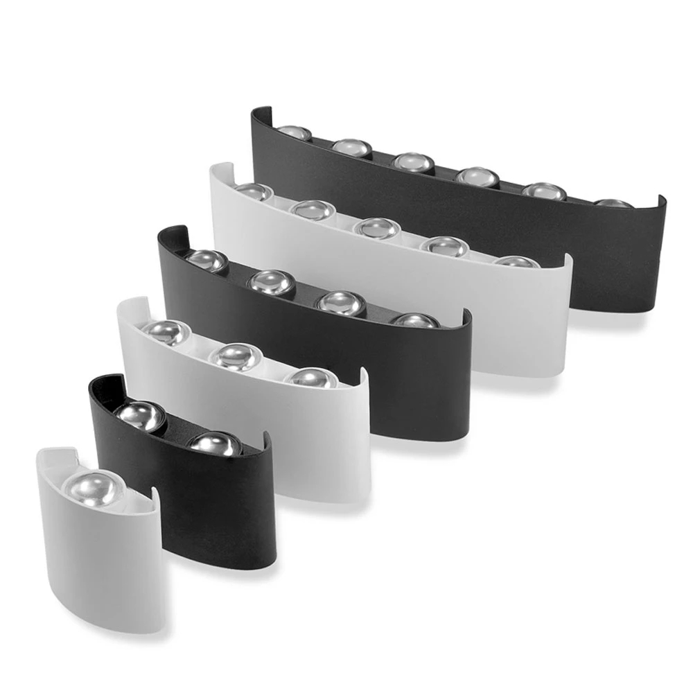 Outdoor Lighting Lux - LED-Wandleuchte aus Aluminium, wasserdicht, für den
