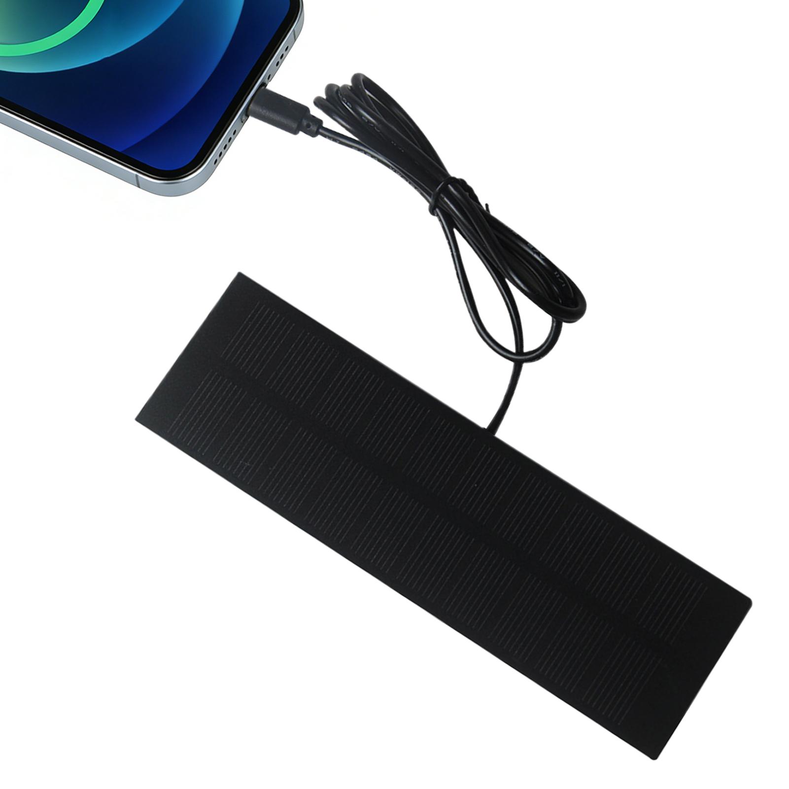 Outdoor Lighting Solar Panel - 5W 5V Solarpanel-Ladegerät mit Typ-C-Ausgang, Notstromsystem,