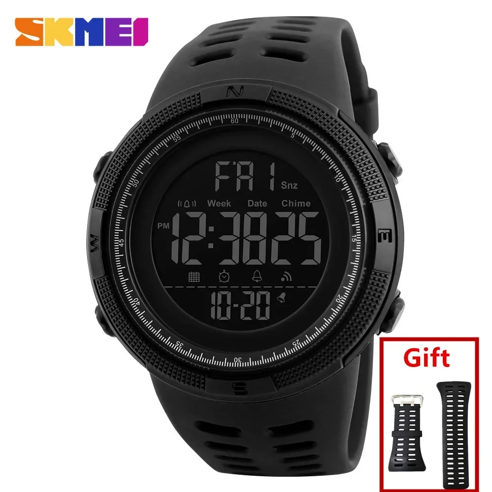 Outdoor Lighting Zones - Skmei 1251 5bar wasserdichte Digitaluhr reloj
