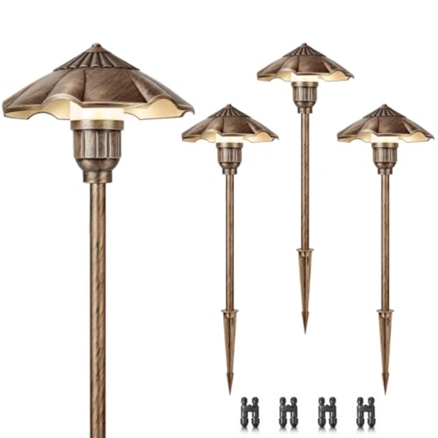 Wired Pathway Light - Niederspannungs-Landschaftsbeleuchtung, 5W 2900K Wegeleuchte, 12-24V AC/DC