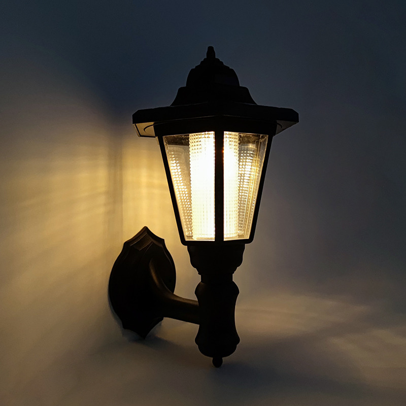 Outdoor Lighting Front Yard - Retro-Solar-Wandleuchte, 1000 mAh Außenbeleuchtung, wasserdichte LED-Solarleuchten,