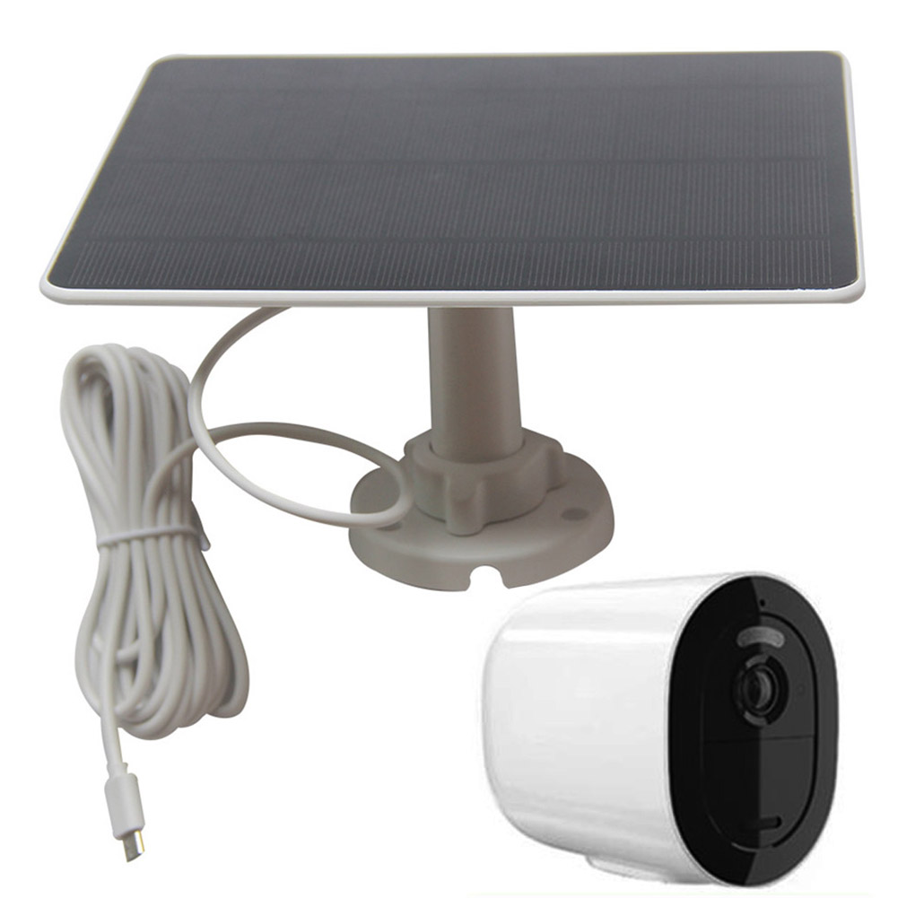 Outdoor Lighting Solar Panel - 12W Kamera-Solarmodul DC 5V Outdoor-Solarzellen-Ladegerät 360