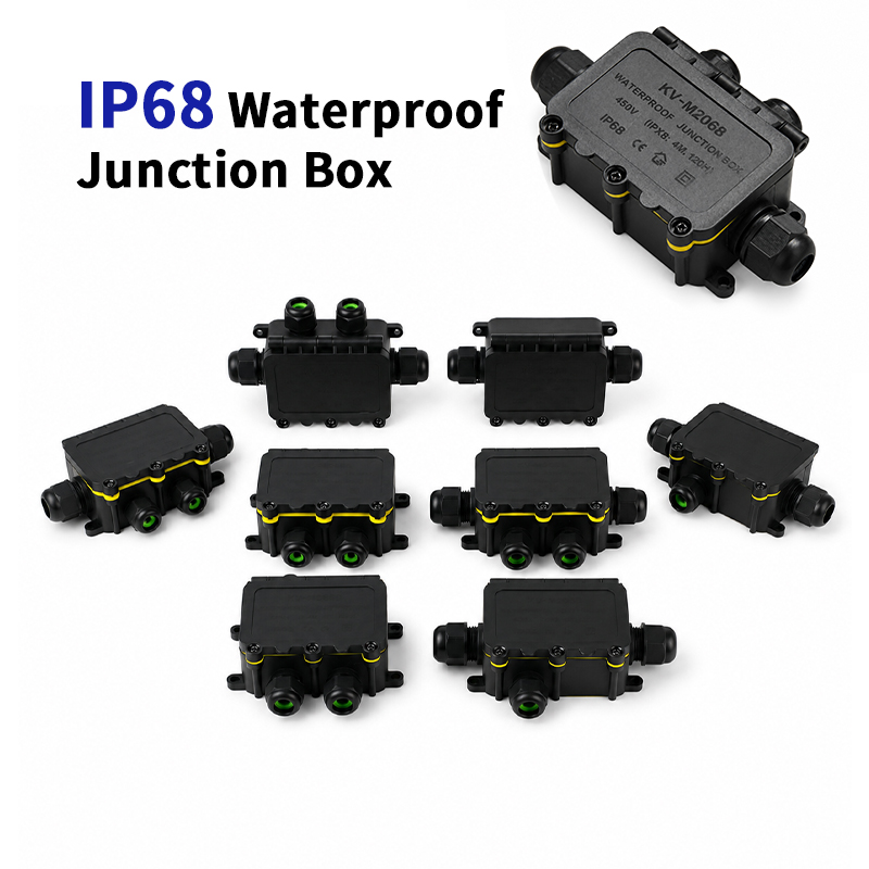 Outdoor Lighting Box - IP68 Wasserdichte Anschlussdose 2-8 Wege 6-poliger