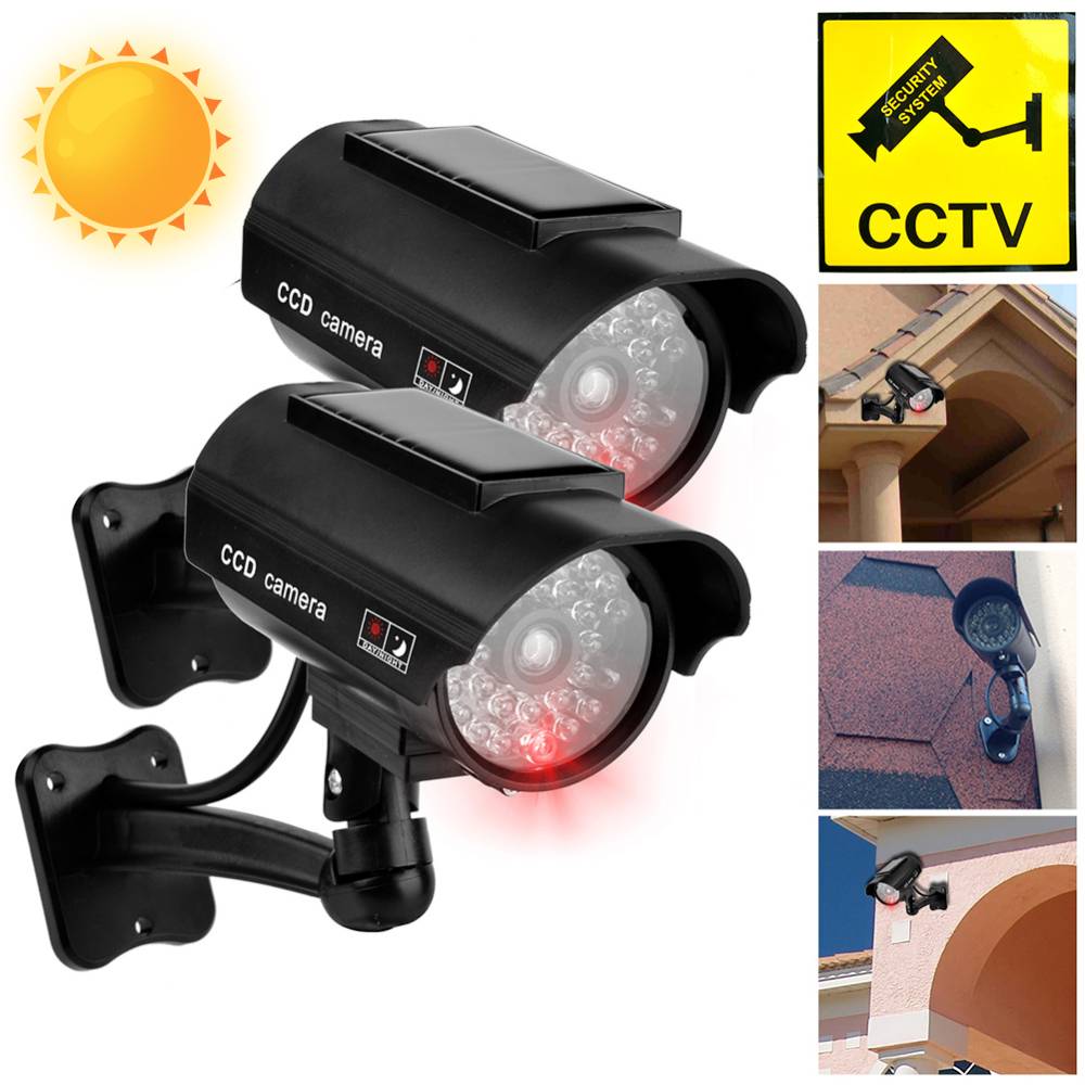 Outdoor Lighting Solar Panel - Outdoor-Solar-Simulations kamera wasserdichte Dummy-Kamera Home Safe