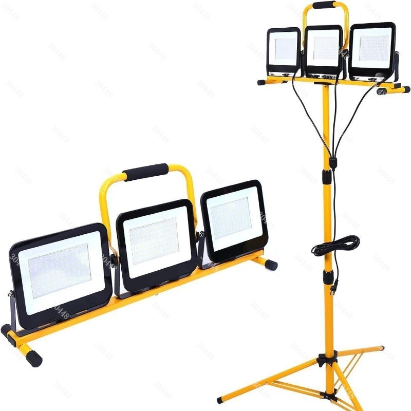 Outdoor Lighting Mains Powered - LED-Arbeitsleuchte, tragbarer Flutlichtstrahler, Halterung, Outdoor-Autoreparatur-Scheinwerfer, Baustellenbeleuchtung,