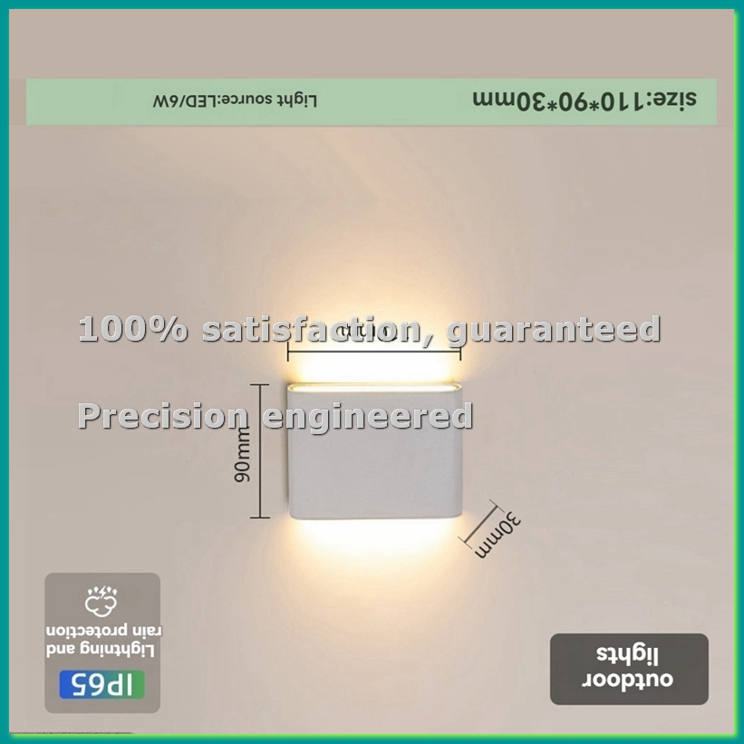 Outdoor Lighting Sconce - LED-Wandleuchte Wasserdichte Außenwandlampe Innenbeleuchtung Wohnzimmer Schlafzimmer