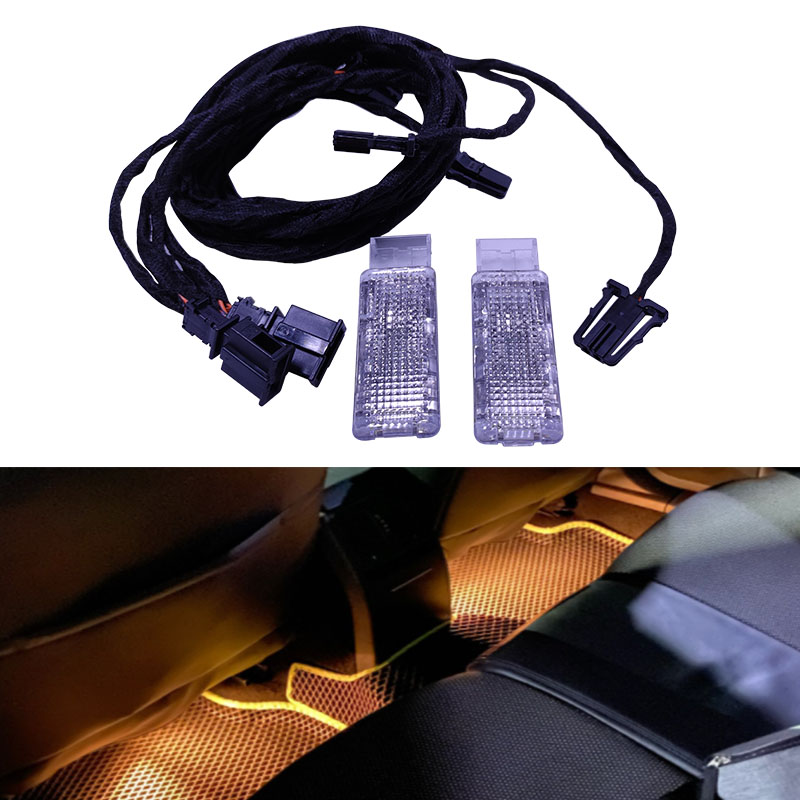 Wired Pathway Light - Auto-Innenraum Fußraumbeleuchtung Fußlicht Kabelbaum für Passat