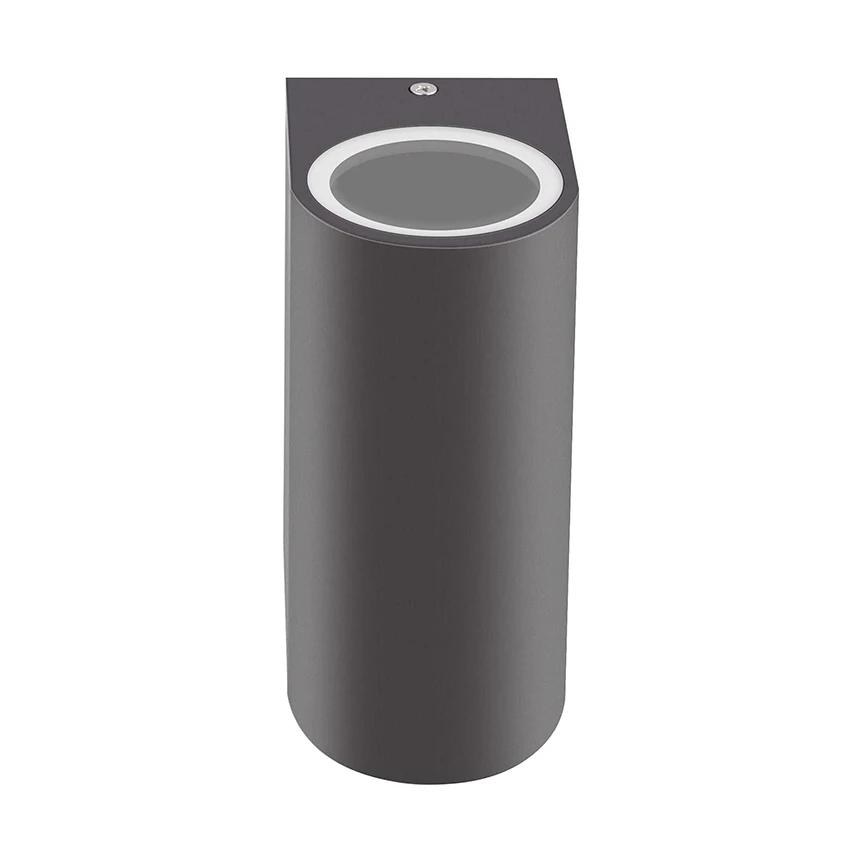 Outdoor Lighting Lux - Schwarz/weiße Aluminium-Wandleuchten mit GU10-Sockel, wasserdicht, für