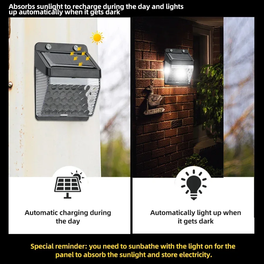 LED Solarleuchte mit PIR-Beweg – Outdoor Lighting Sconce Bewertung und Preis