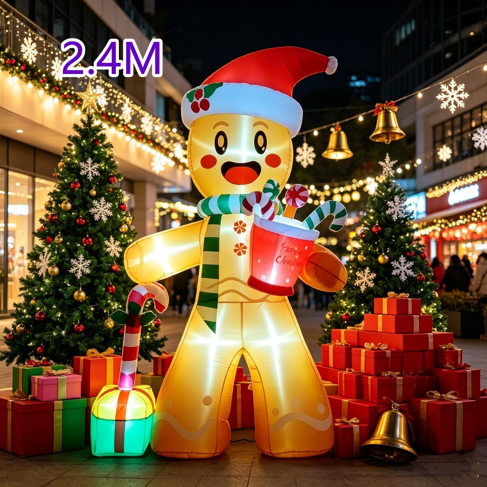 Weihnachten 2,4M Aufblasbare L – Outdoor Lighting For Christmas Bewertung und Preis