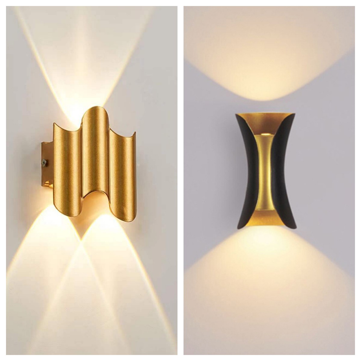 Aluminium Golden Body LED Wand – Outdoor Lighting Lux Bewertung und Preis