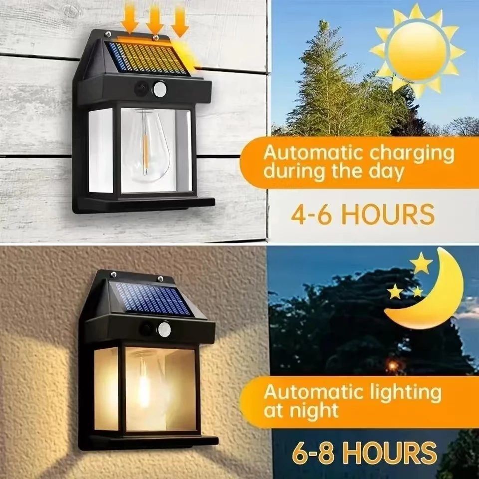 Solare Außenwandleuchte mit Be – Outdoor Lighting Solar Panel Bewertung und Preis