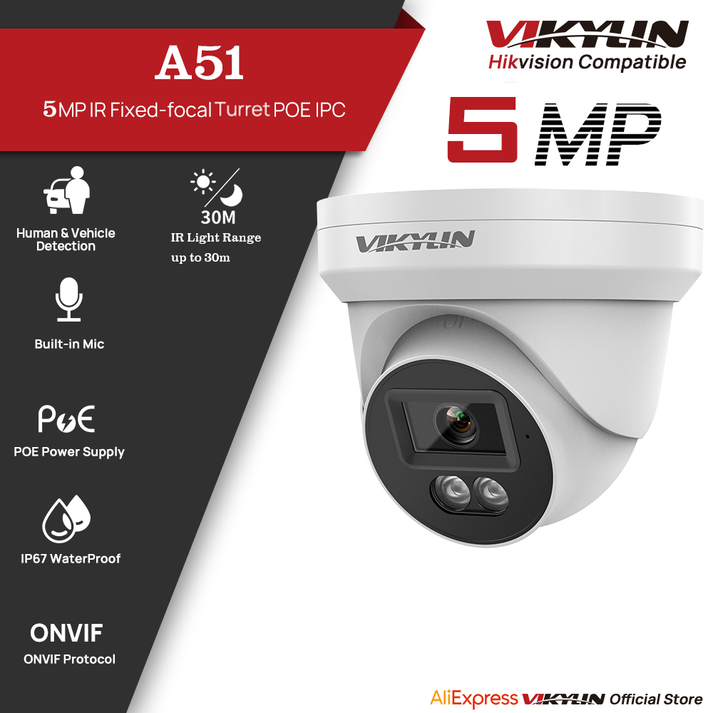 VIKYLIN 5MP IP-Sicherheitskame – Outdoor Lighting Mains Powered Bewertung und Preis
