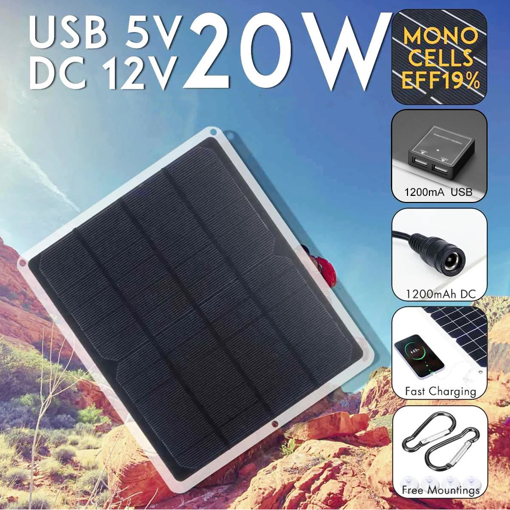 20 W 6 V Solarpanel, monokrist – Outdoor Lighting Solar Panel Bewertung und Preis