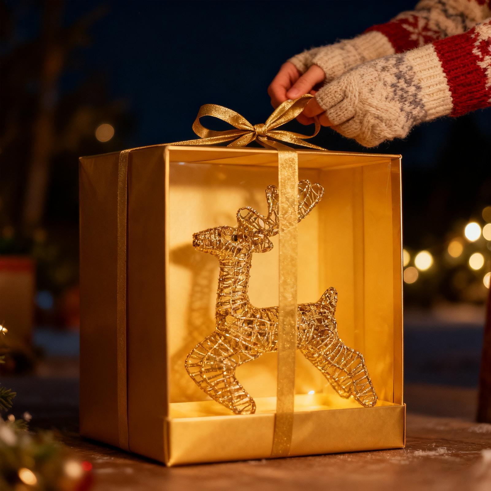Weihnachtsbeleuchteter Rentier – Outdoor Lighting Front Yard Bewertung und Preis
