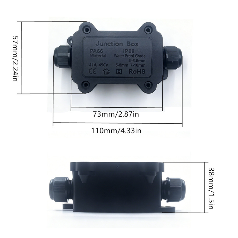 IP68 Wasserdichte Anschlussdos – Outdoor Lighting Junction Bewertung und Preis