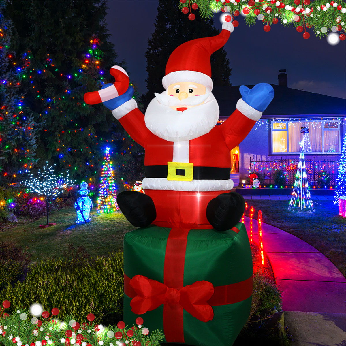 6-fache Weihnachts-Schlauchboo – Outdoor Lighting Box Bewertung und Preis