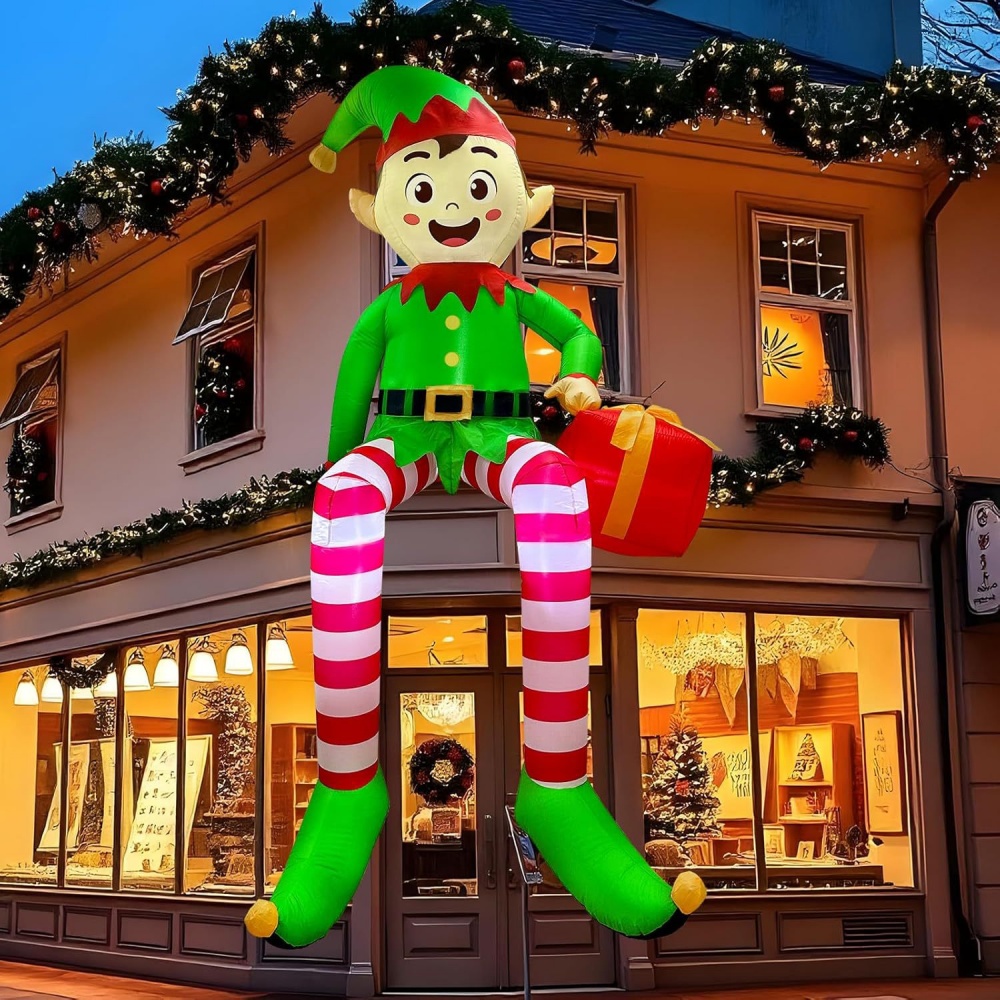 8FT Weihnachten Schlauchboote  – Outdoor Lighting For Christmas Bewertung und Preis
