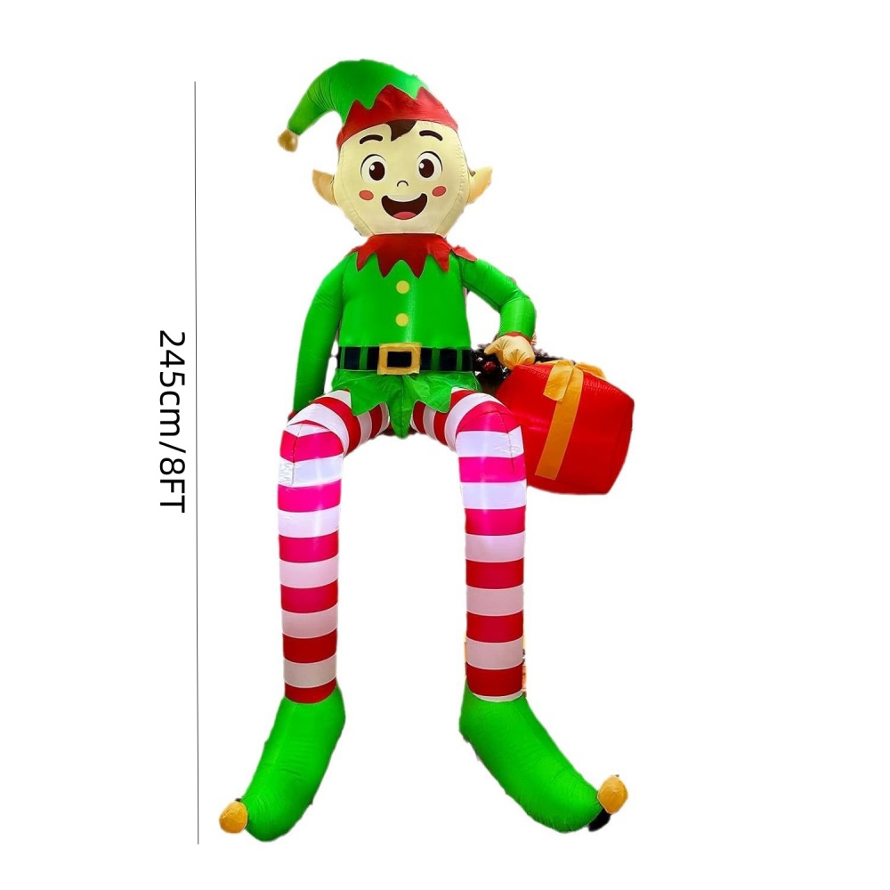 8FT Weihnachten Schlauchboote  – Outdoor Lighting For Christmas Bewertung und Preis