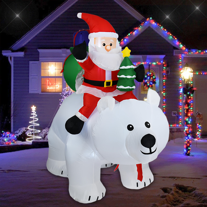 Beweglicher Bär, Weihnachtsman – Outdoor Lighting For Christmas Bewertung und Preis