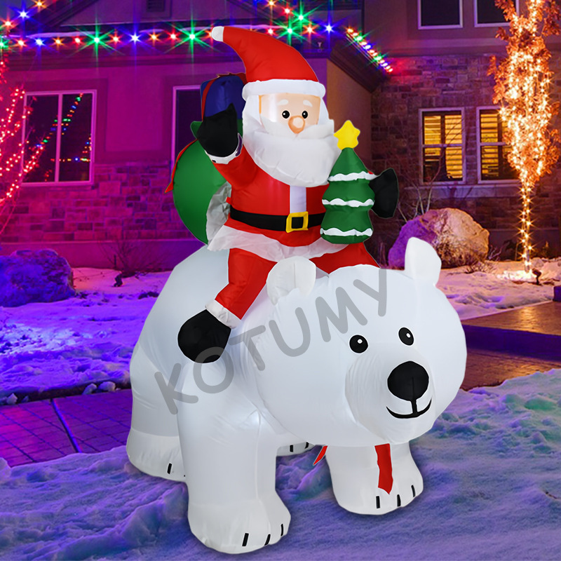 Beweglicher Bär, Weihnachtsman – Outdoor Lighting For Christmas Bewertung und Preis