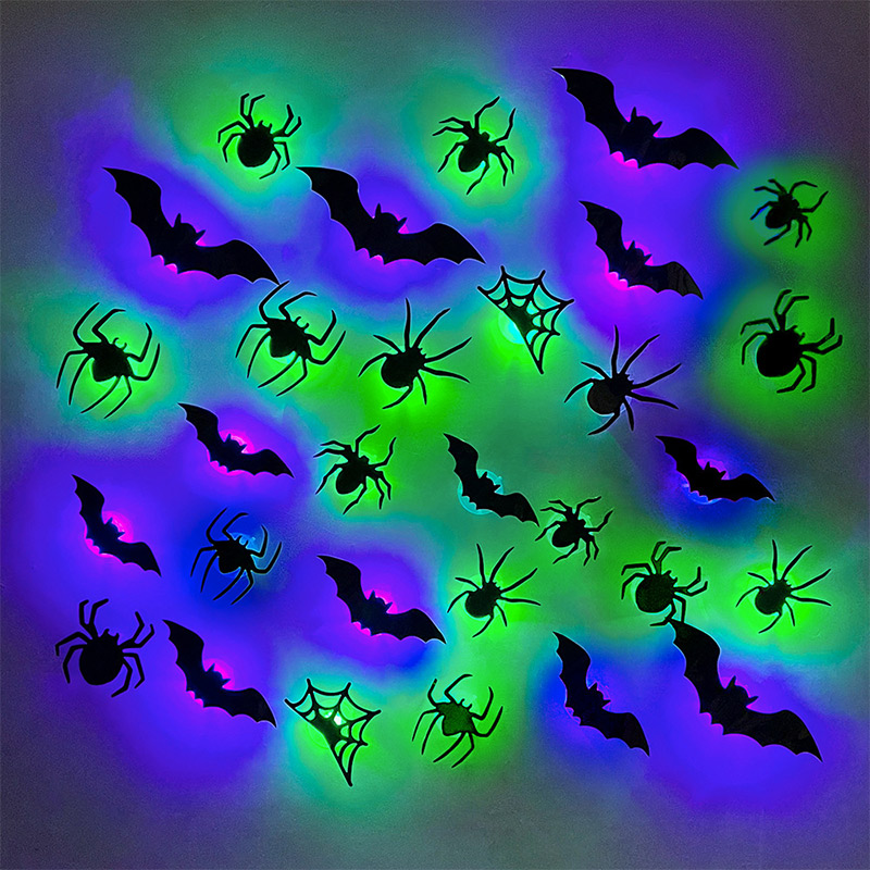 Halloween 3D Stereo LED-Blitzl – Outdoor Lighting Halloween Bewertung und Preis