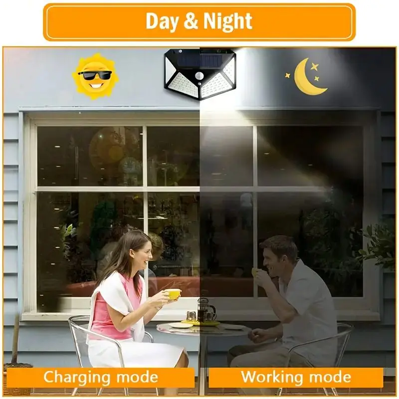 100 LED Solar-Gartenleuchte fü – Outdoor Lighting Sconce Bewertung und Preis
