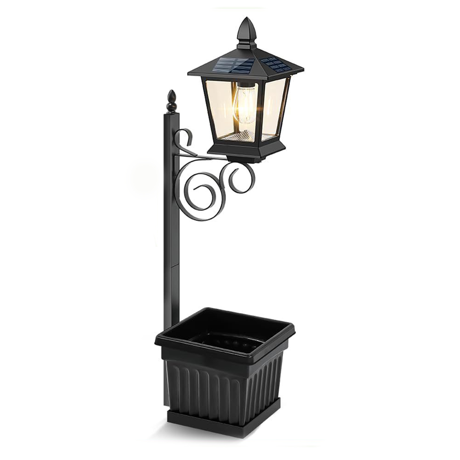 2-in-1 Solar-Pflanzgefäßlampe  – Outdoor Lighting Front Yard Bewertung und Preis