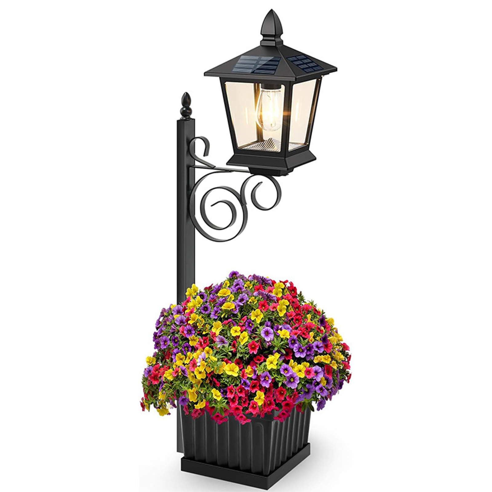 2-in-1 Solar-Pflanzgefäßlampe  – Outdoor Lighting Front Yard Bewertung und Preis