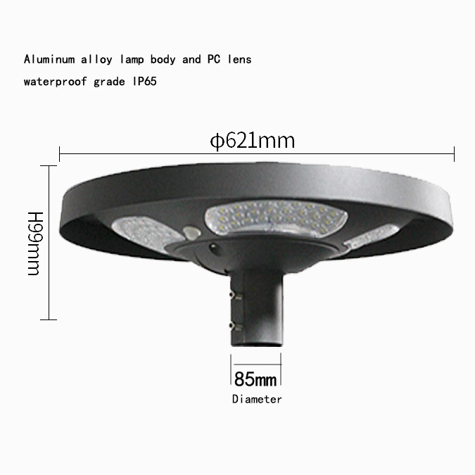 Wasserdichte IP65 UFO Solar-LE – Outdoor Lighting Waterproof Bewertung und Preis