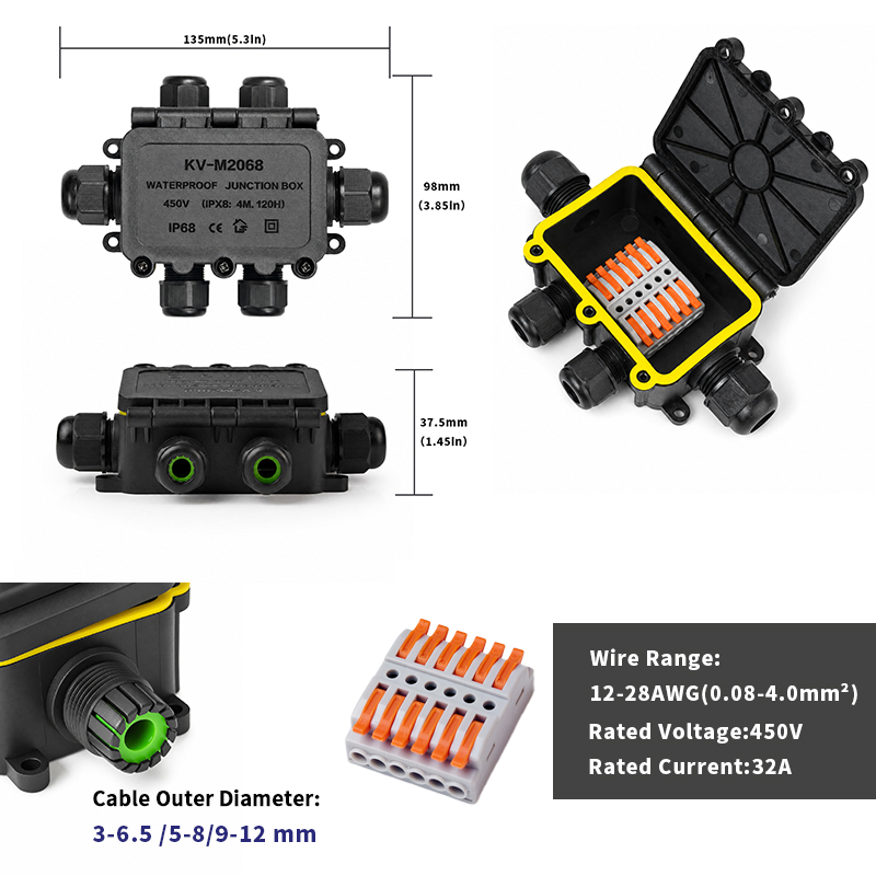 IP68 Wasserdichte Anschlussdos – Outdoor Lighting Box Bewertung und Preis