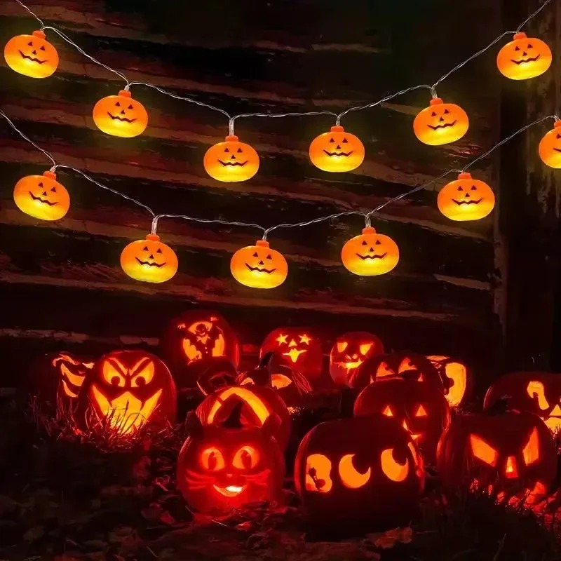 Kürbis-Halloween-Lichterkette  – Outdoor Lighting Halloween Bewertung und Preis