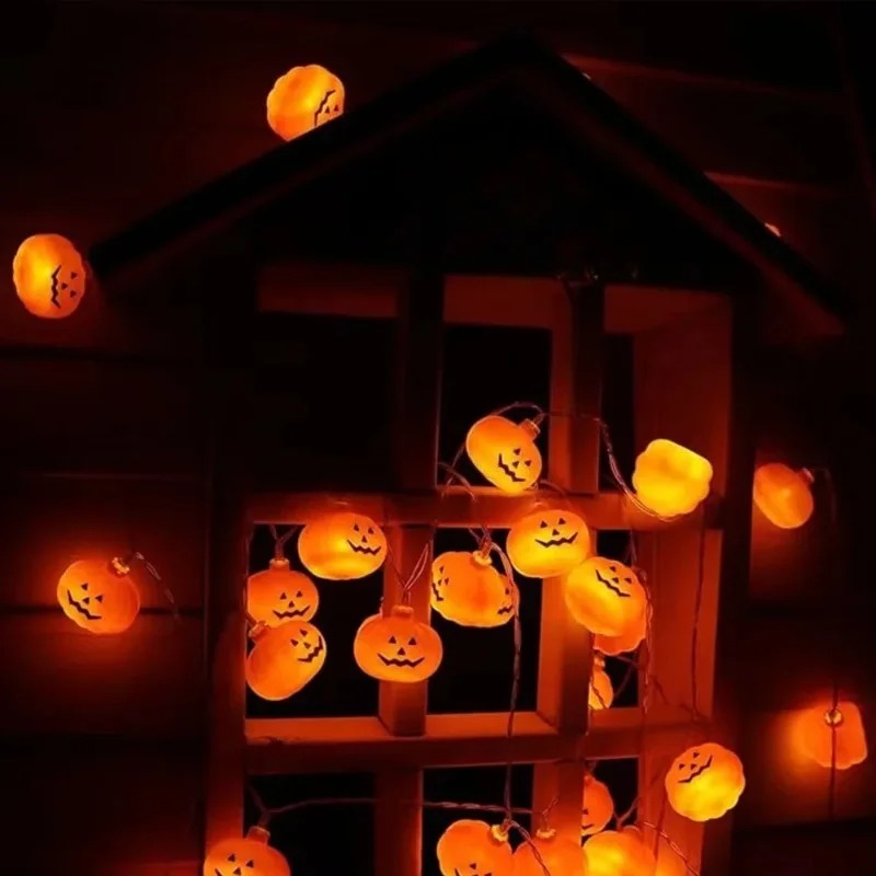 Kürbis-Halloween-Lichterkette  – Outdoor Lighting Halloween Bewertung und Preis