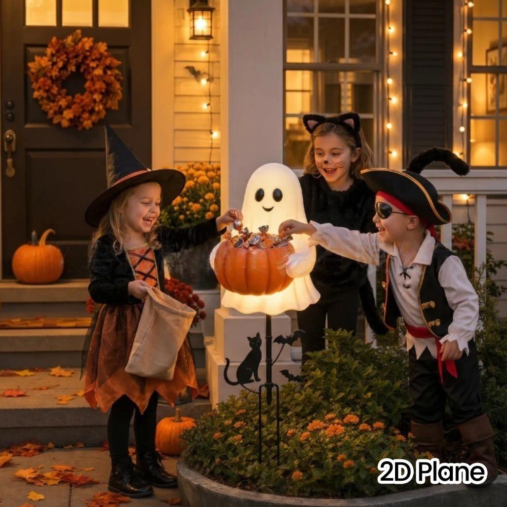 2026 Halloween Geister-Kürbis- – Outdoor Lighting Yard Stakes Bewertung und Preis