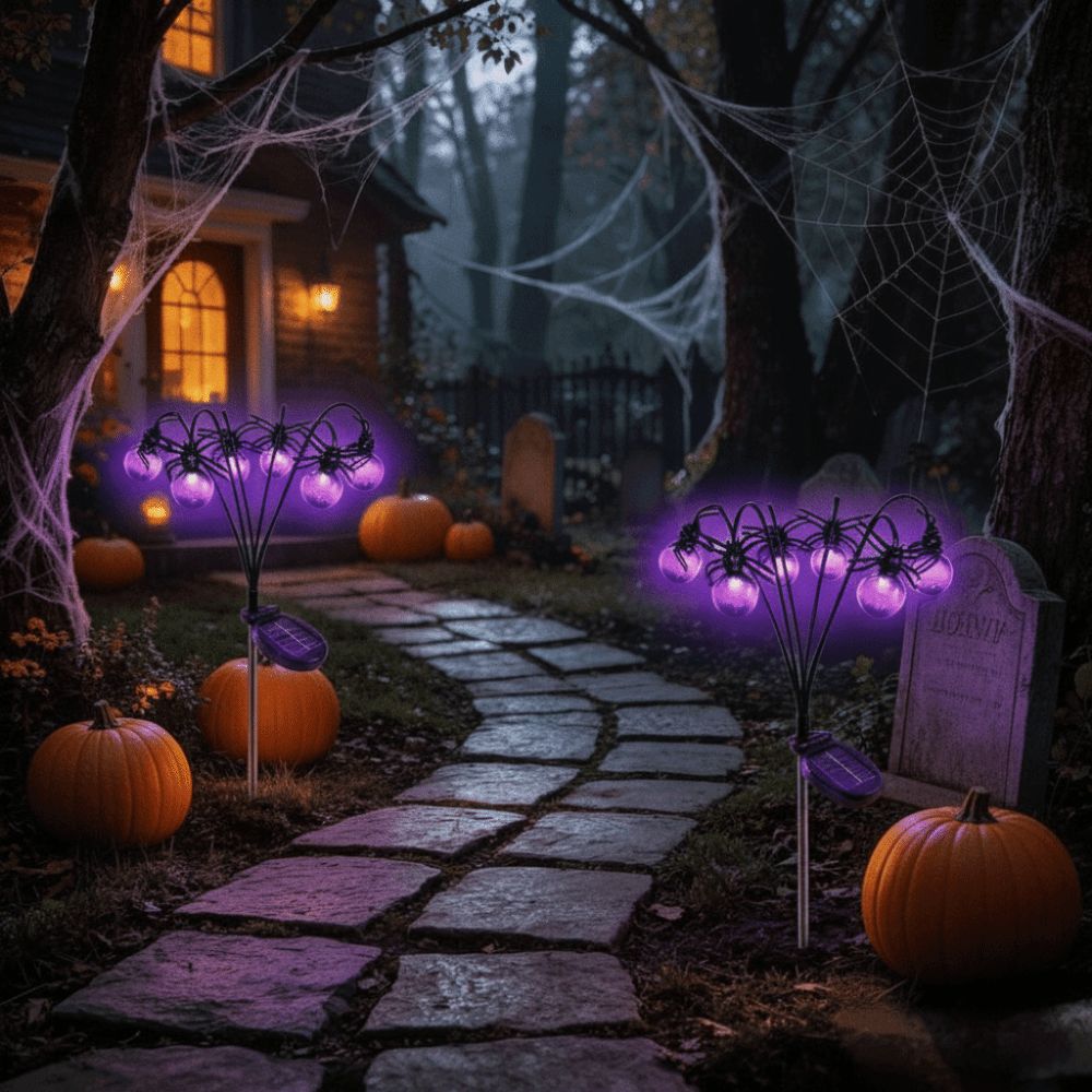 Geister-Lila-Licht, Halloween- – Outdoor Lighting Front Yard Bewertung und Preis