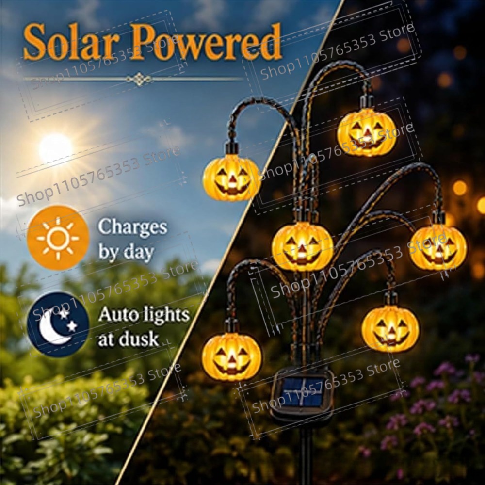 Halloween Solar-Laterne für de – Outdoor Lighting Halloween Bewertung und Preis