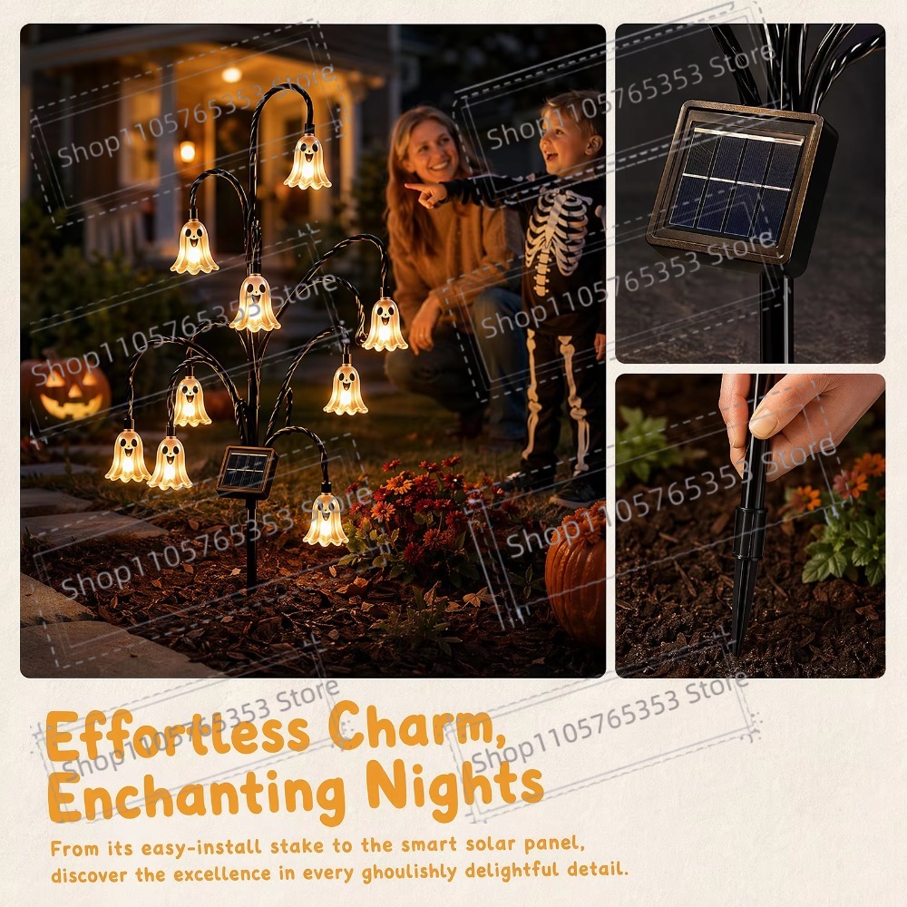 Halloween Solar-Laterne für de – Outdoor Lighting Halloween Bewertung und Preis