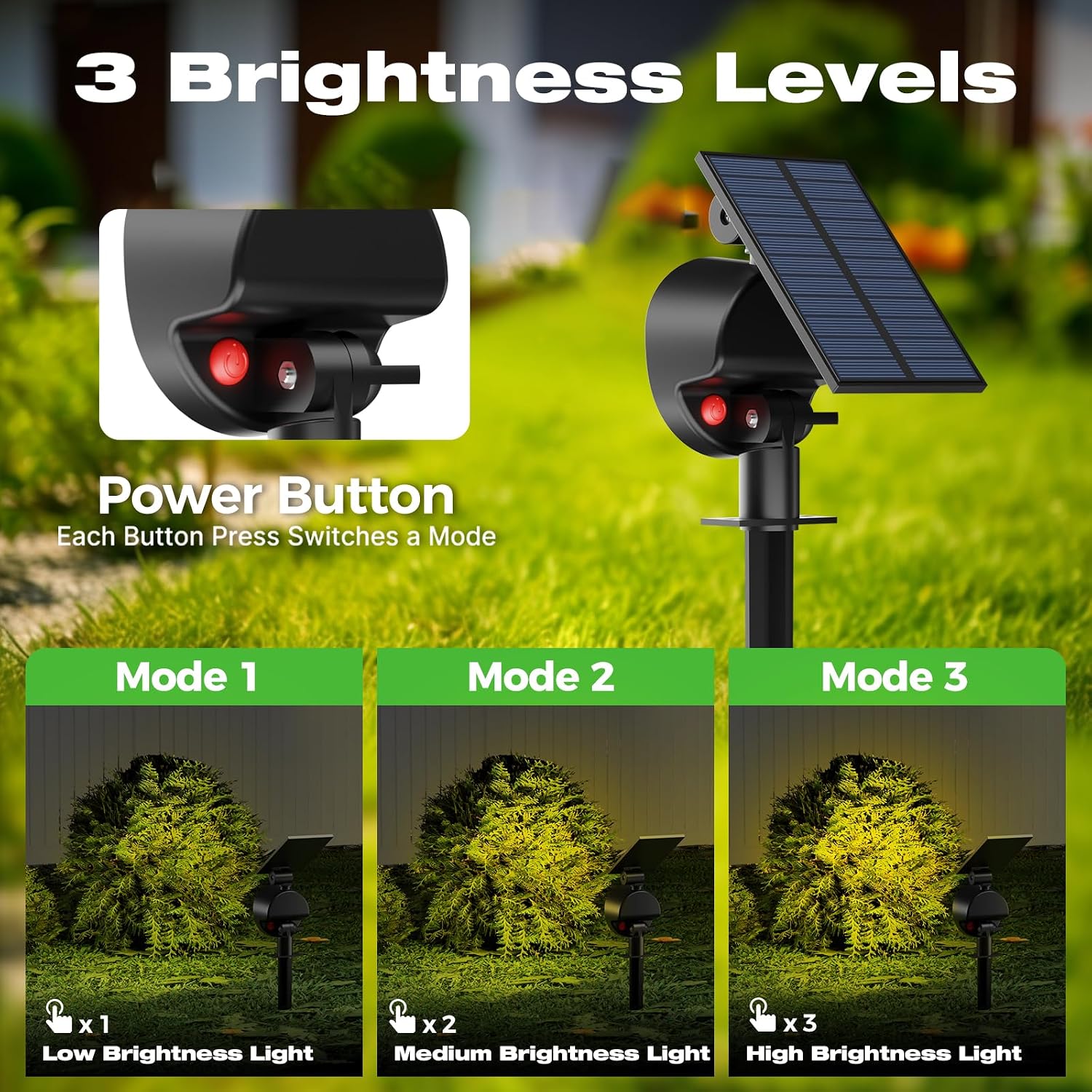 Solar-Spotlights für den Außen – Outdoor Lighting Solar Panel Bewertung und Preis
